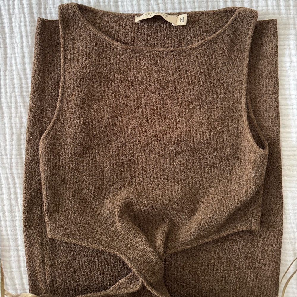 Bec + Bridge Chocolate Knit Dress